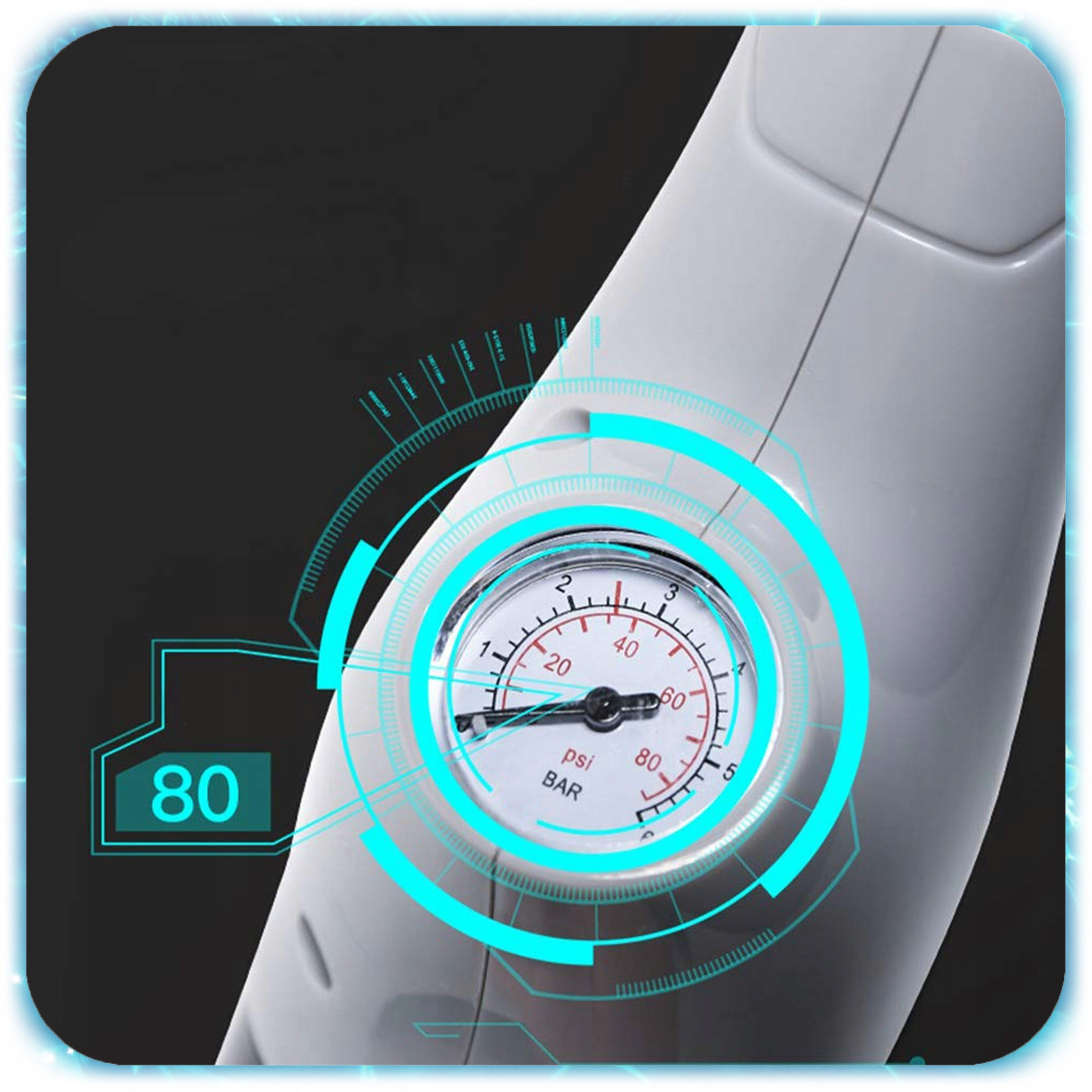 PRZEPYCHACZ DO RUR I ZLEWU PISTOLET DO UDRAŻNIANIA WC + 4 KOŃCÓWKI pol_pl_8072-8072_8