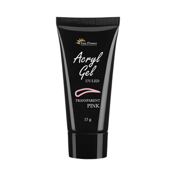 Róż Transparentny - Tubka Akrylożel- Acryl Gel, Polyacryl 30g