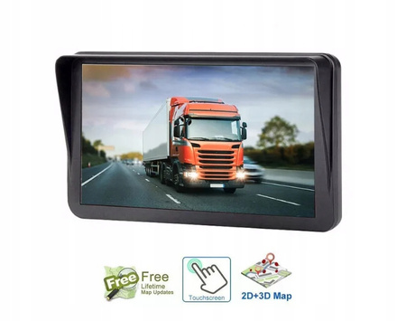 NAWIGACJA SAMOCHODOWA GPS TABLET 8GB 9' 256 MB PL EU AUTA CIĘŻARÓWKI
