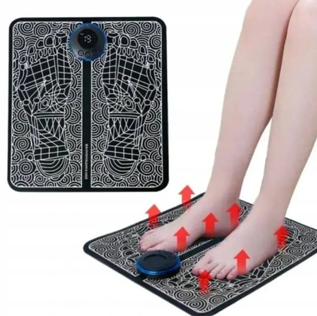 Elektryczna mata do masażu stóp USB LCD EMS /01