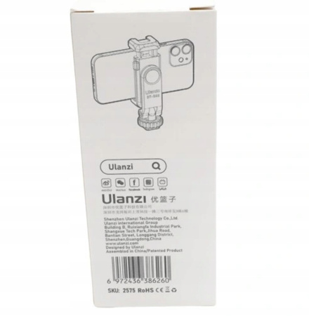 Obrotowy uchwyt do telefonu smartfona 360° na statyw Ulanzi Stand ST-06S