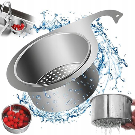 SITKO METALOWE DO ZLEWU ZLEWOZMYWAKA KOSZYK WIELOFUNKCYJNY