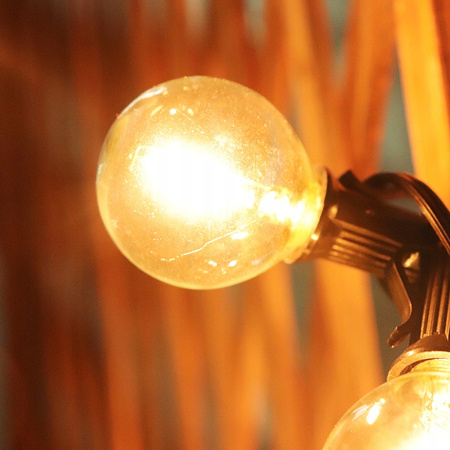 Girlanda ogrodowa na balkon taras lampki solarne 10M 10 żarówek LED