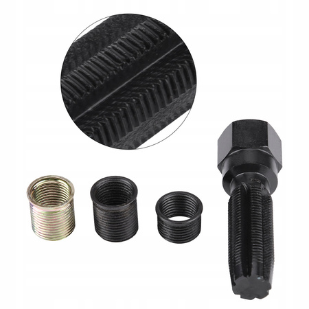 ZESTAW NAPRAWCZY GWINTÓW ŚWIEC ZAPŁONOWYCH 14MM X 1,25 16 ELEMENTÓW