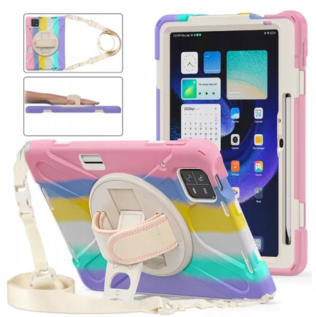 Silikonowy pokrowiec z paskiem na ramię dla Xiaomi Pad 6 11 cali 2023