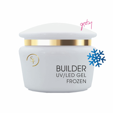 Żel UV Budujący Clear Frozen 50g – Chłodny, Przezroczysty, Profesjonalny