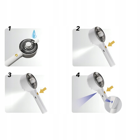 Szczotka parowa dla kota psa zwierząt antybakteryjna do pielęgnacji sierści