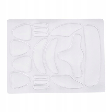 18 szt. Silikonowa podkładka do twarzy