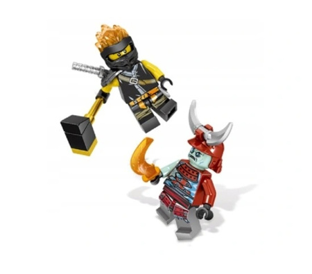 ZESTAW FIGURKI NINJA 24 SZTUK KLOCKI AKCESORIA ZAMIENNIK