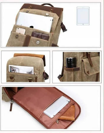  Torba na Aparat Fotograficzny Plecak na Lustrzankę Cyfrową DSLR