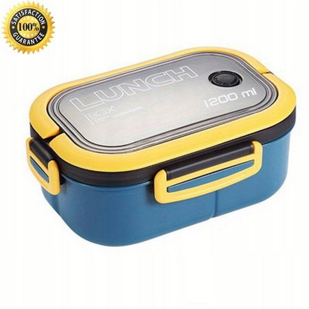 ŚNIADANIÓWKA POJEMNIK LUNCH BOX PUDEŁKO NA OBIAD ŚNIADANIE KANAPKI 1200ML