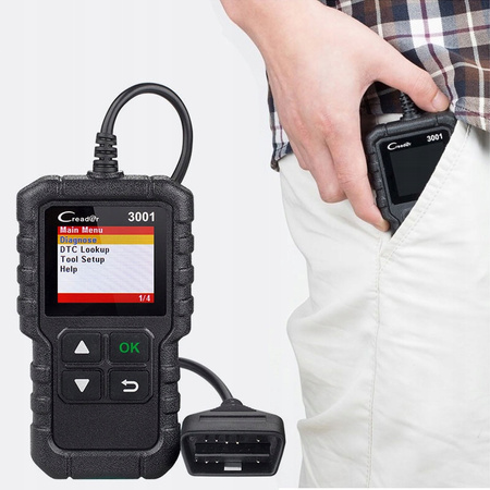 CR-3001 INTERFEJS SKANER BŁĘDÓW KASOWANIE OBD-2