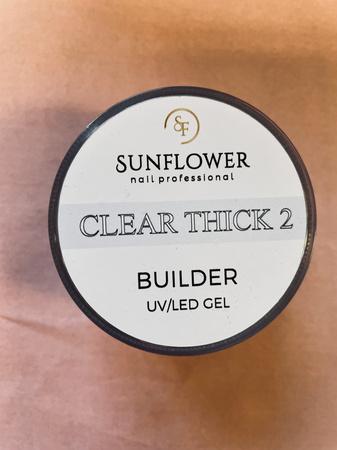 Żel UV Budujący Clear „2” 50g – Gęsty, Przezroczysty, Profesjonalny
