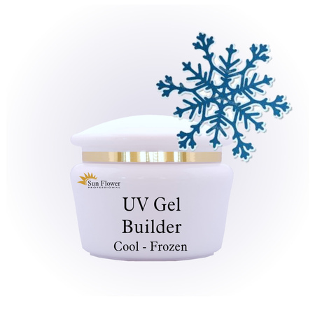 Żel UV Budujący Clear Frozen 50g – Chłodny, Przezroczysty, Profesjonalny