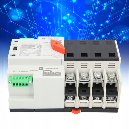 AUTOMATYCZNY PRZEŁĄCZNIK TRANSFERU ZASILANIA 100A 4P