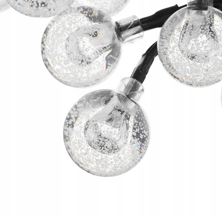 Girlanda solarna LED LANCUCH OGRODOWA Lampki Solarne 7,5M 50LED CIEPŁY