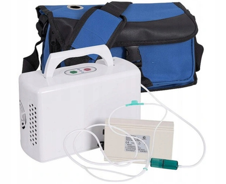 KONCENTRATOR TLENU PRZENOŚNY z baterią NA AKUMULATOR BATERIE TP-B1 3,5L/min
