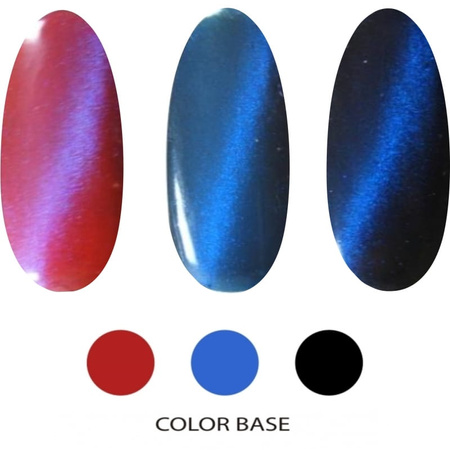 Gelaq Cat Eye Magnetic M03 - Lakier Hybrydowy Magnetyczny Kocie Oko UV / Led