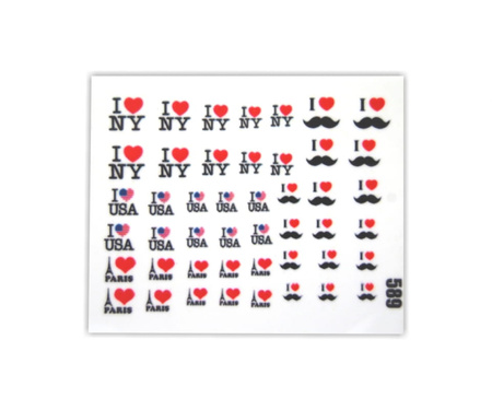 Naklejki - Nk070 Napisy 1