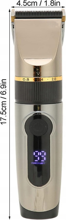 PROFESJONALNA MASZYNKA DO STRZYŻENIA WŁOSÓW, BRODY ZESTAW TRYMERÓW