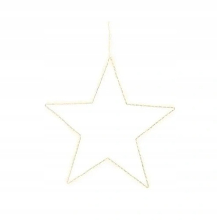 Gwiazda świąteczna led 40 punktowa ciepły biały