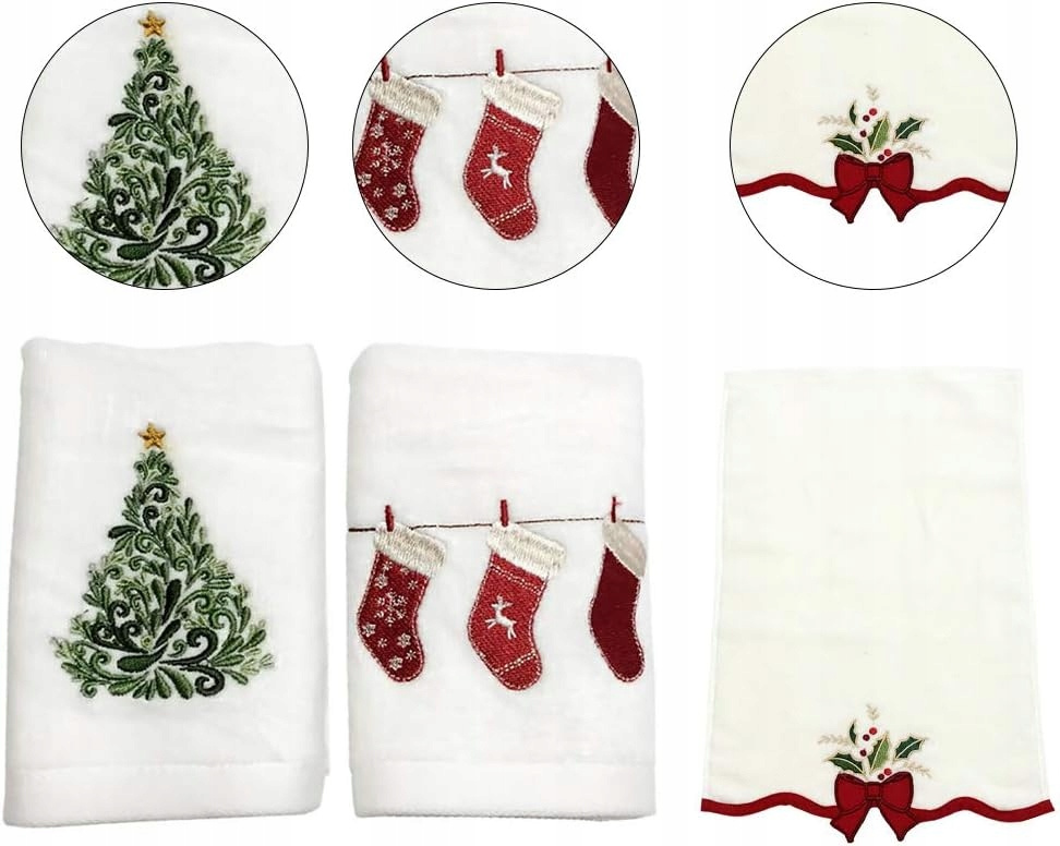 Ręczniki świąteczne z reniferami w opakowaniu prezentowym - 3 szt. pol_pl_Towar-7747-7747_3