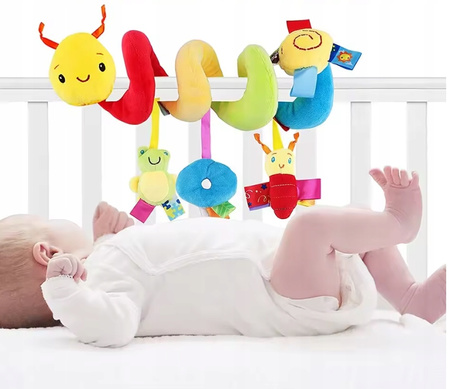  Kolorowa spiralna zabawka edukacyjna dla niemowląt
