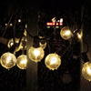 Girlanda ogrodowa na balkon taras lampki solarne 10M 10 żarówek LED