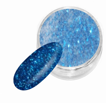 Puder Akrylowy Kolorowy 453 - Turkus Brokat - Sugar Effect 4g