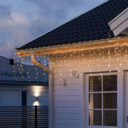 Lampki Kurtyna Sople LED 150 | BIAŁY CIEPŁY | 5m