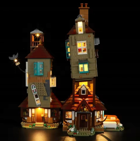 Zestaw oświetlenia LED DIY do zestawu klocków LEGO 76437 The Burrow