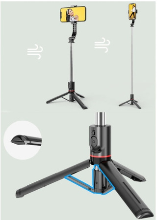 KIJEK DO SELFIE STICK, STATYW DO TELEFONU Z PILOTEM BLUETOOTH