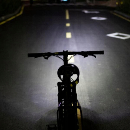 lampka przedni i tylna z klaksonem Wodoodporna aluminiowa lampka