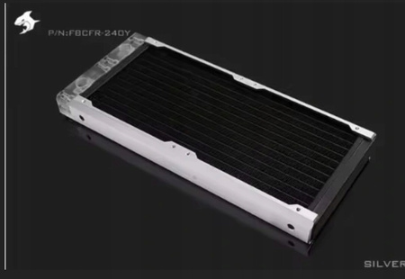 Miedziana chłodnica wodna 240 grzejnik o grubości 30MM