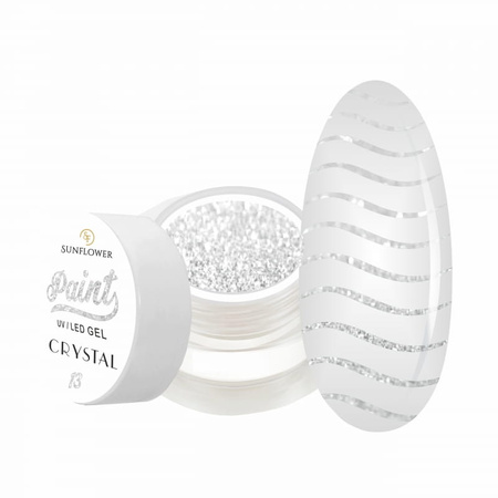 Paint Gel Crystal 13 – Żel Kolorowy do Zdobień UV/LED, Profesjonalny