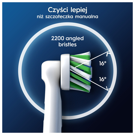 4X KOŃCÓWKI DO ORAL-B CLEAN MAXIMISER CROSS ACTION