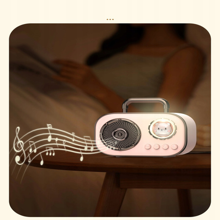 Zestaw do karaoke  radio fm dwa mikrofony modulacja głosu powystawowy