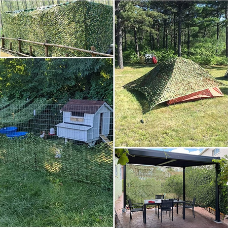 WOJSKOWA SIATKA MASKUJĄCA OGRÓD WOODLAND 1.5 X 10