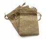 Woreczek ozdobny podarunkowy z juty 10x14cm - naturalny 24 SZTUKI