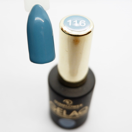 Gelaq Nr 116  Lakier Hybrydowy UV - Brudny Turkus