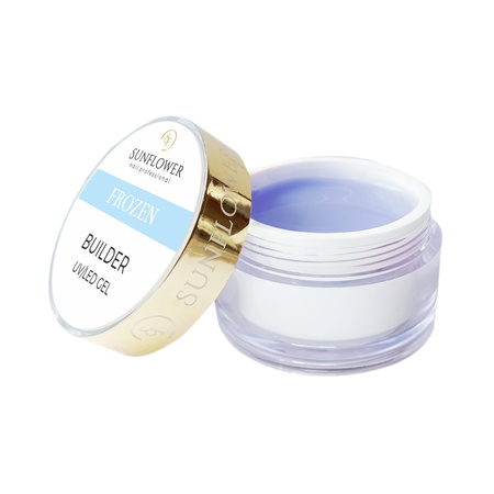 Żel UV Budujący Clear Frozen 50g – Chłodny, Przezroczysty, Profesjonalny