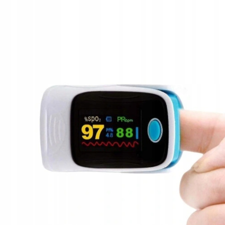 MEDYCZNY PULSOKSYMETR NAPALCOWY PULSOMETR CZYTELNY