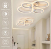 Lampa sufitowa LED do salonu z pilotem zdalnego sterowania i aplikacją
