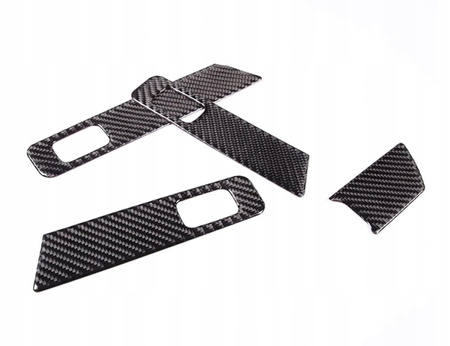 Nakładki na panel sterowania szybami – styl karbonowy W206 C200 C260 2022