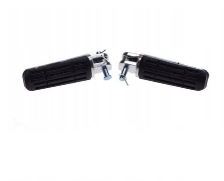 Podnóżki motocyklowe uniwersalne – komplet (L+P) , powystawowe