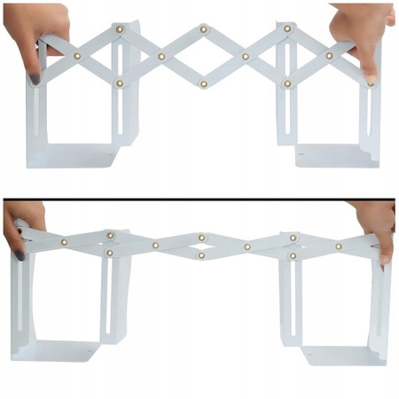 PÓŁKA PODPÓRKA STOJAK NA KSIĄŻKI NADSTAWKA NA BIURKO ORGANIZER METALOWE