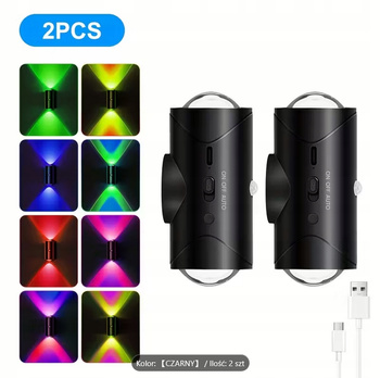 Inteligentna lampka nocna LED z czujnikiem ruchu i RGB