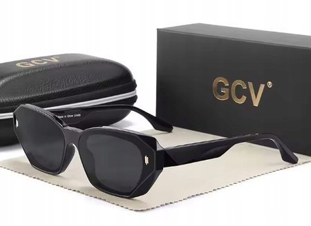 Stylowe Okulary Przeciwsłoneczne "Cat Eye" z Octanu z Polaryzacją