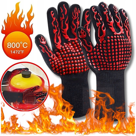 RĘKAWICA ŻAROODPORNA KUCHENNA DO WYSOKICH TEMPERATUR