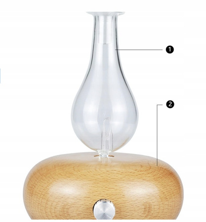 NEBULIZATOR do olejków eterycznych Dyfuzor aromaterapia bezwodny aroma